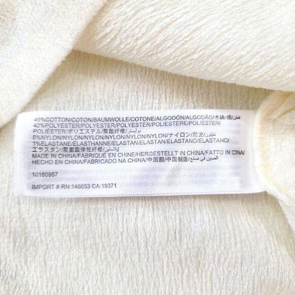 C/meo Collective Back To Back Puff Sleeve Top in Ivory Size Large - Picture 9 of 10